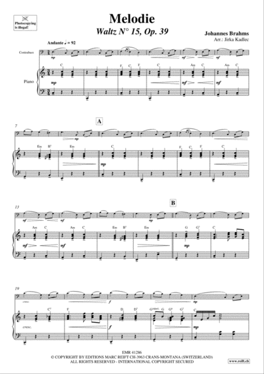 Melodie Double Bass scores gallery preview page 3