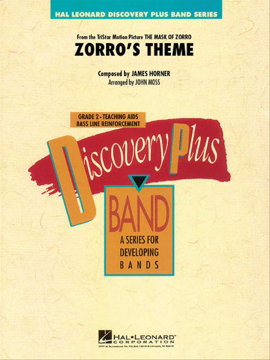Zorro's Theme Concert Band scores gallery preview page 1