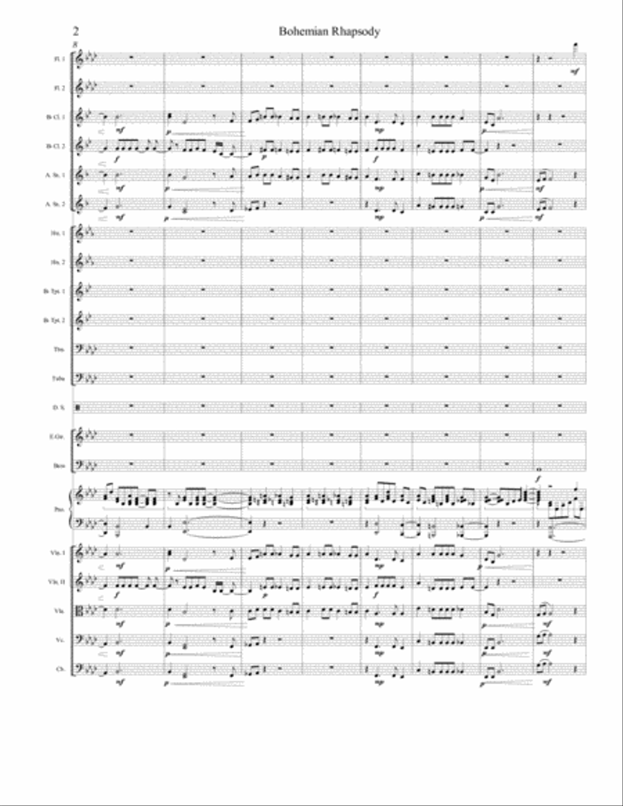 Bohemian Rhapsody Large Ensemble scores gallery preview page 2