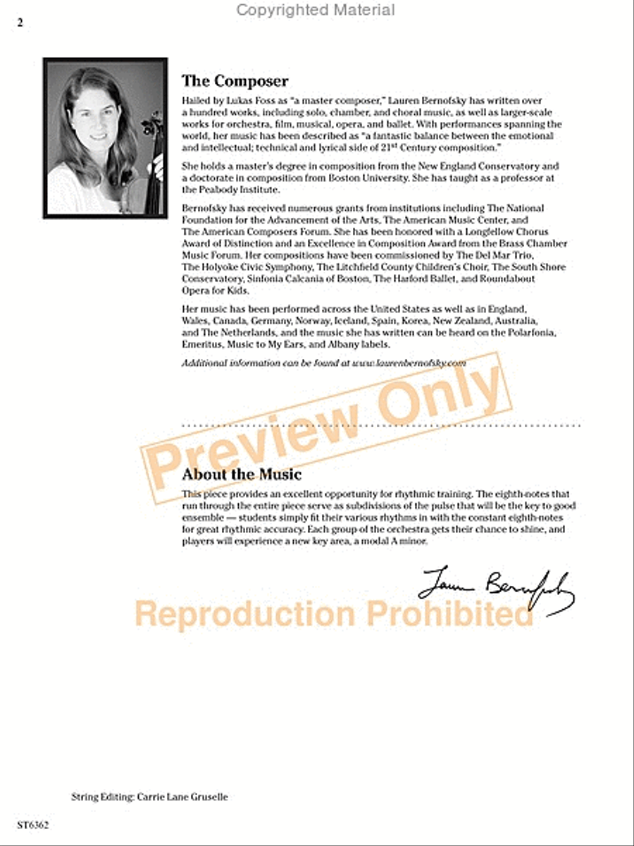 Electric Sinfonia String Orchestra scores gallery preview page 3