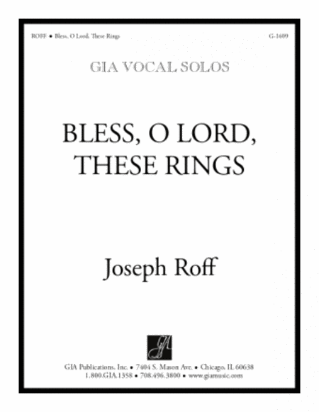 Bless, O Lord, These Rings