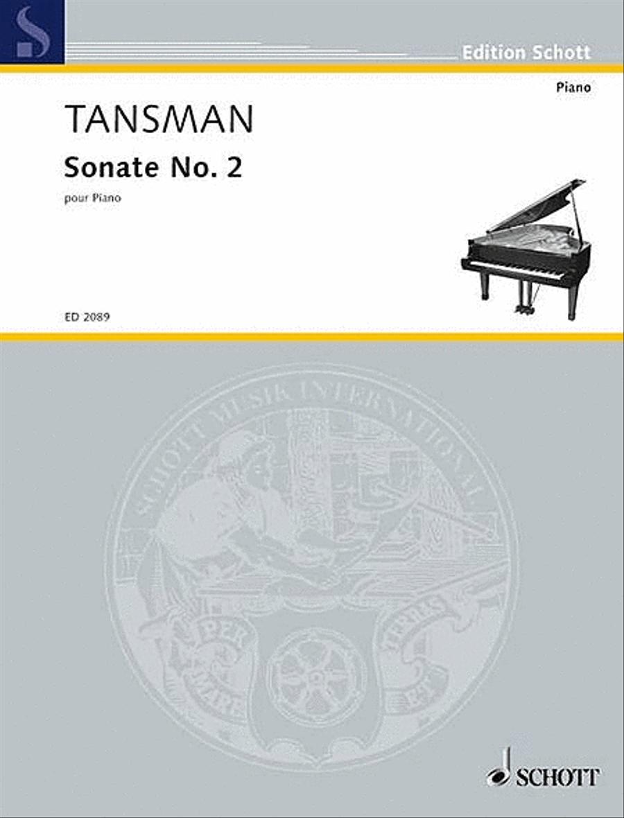 Tansman Sonata No2 Pno Tansman Sonata No2 Pno Violin Solo scores gallery preview page 1