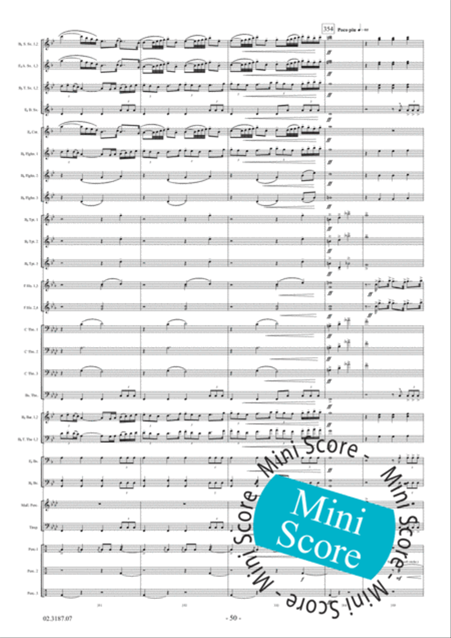 Fleodrodum Fanfare Band scores gallery preview page 56