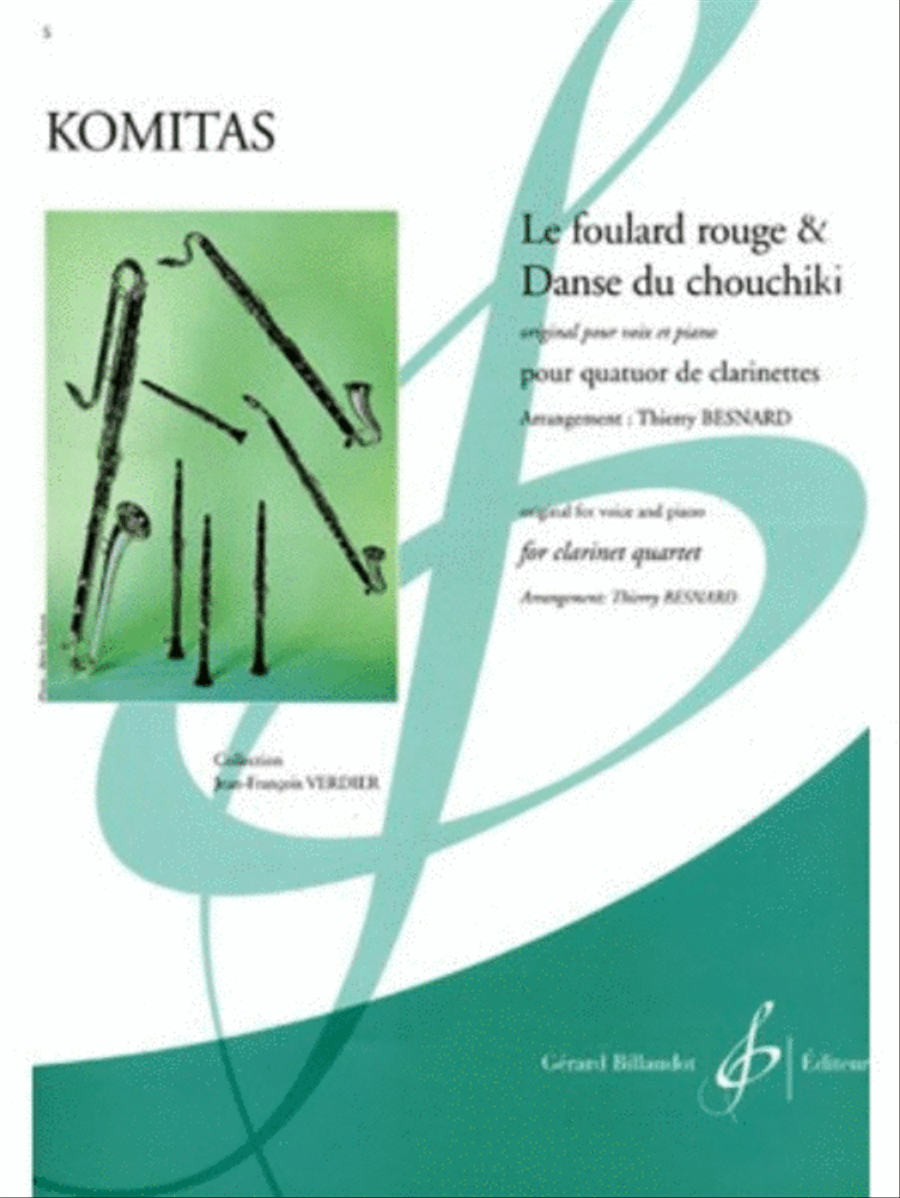 Le Foulard Rouge & Danse Du Chouchiki Clarinet Quartet scores gallery preview page 1