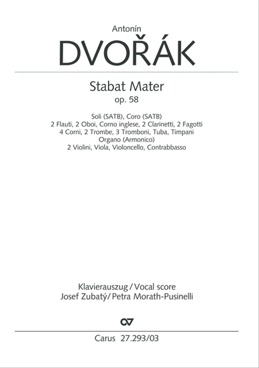 Stabat mater 4-Part scores gallery preview page 2