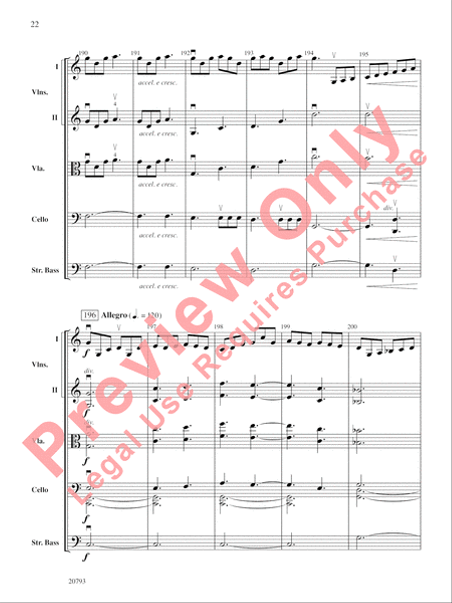 The Idylls of Pegasus String Orchestra scores gallery preview page 23
