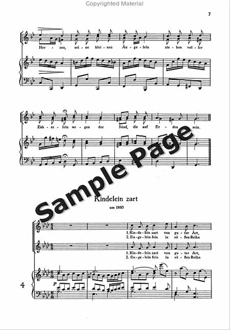 Weihnachtslieder 6 Sop/pf SA scores gallery preview page 8