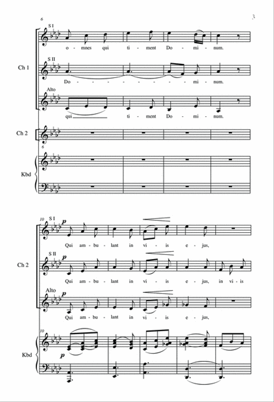 Beati Omnes SSA scores gallery preview page 3