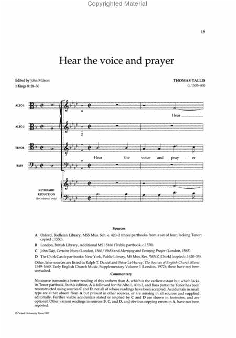 A Tallis Anthology 4-Part scores gallery preview page 3