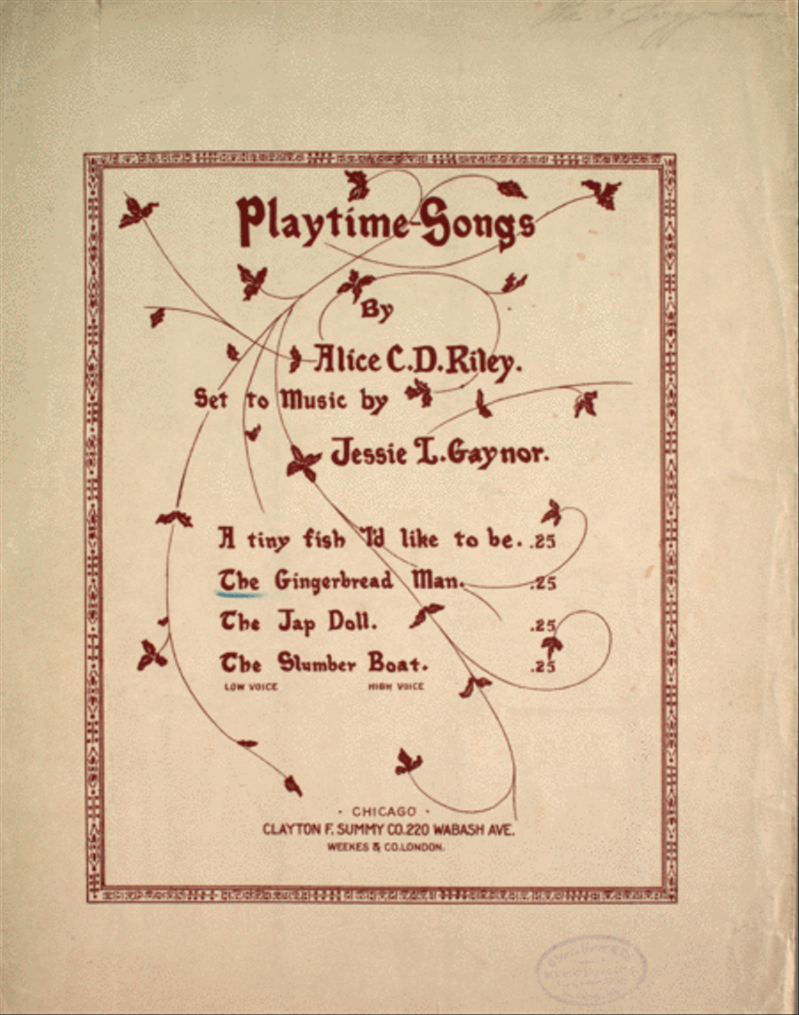 Playtime Songs Voice scores gallery preview page 1