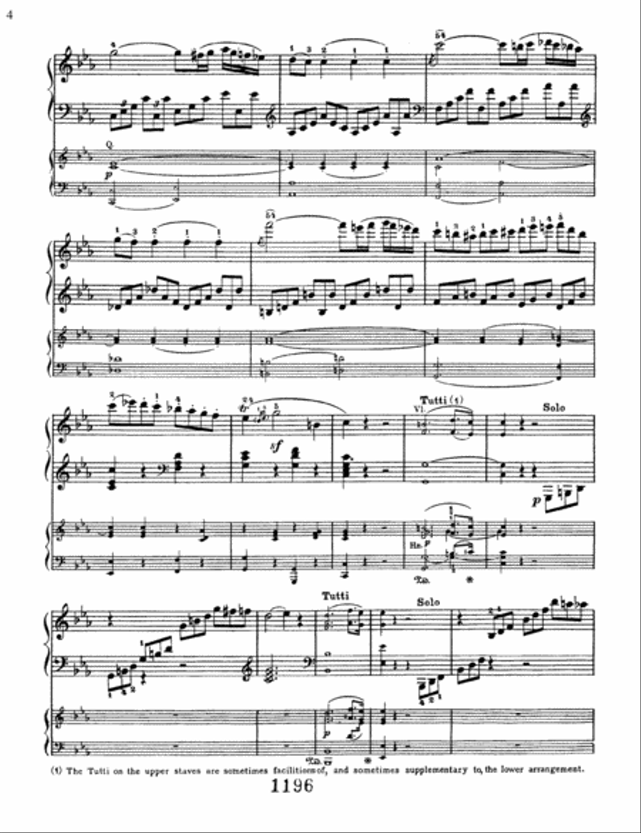 Concerto No. 3 in C Minor, Op. 37 Piano Solo scores gallery preview page 4