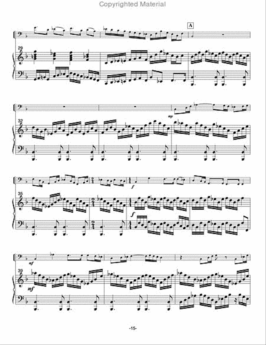Concerto del Garda Euphonium scores gallery preview page 18