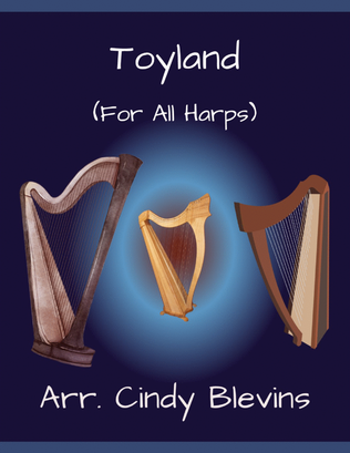 Book cover for Toyland, for Lap Harp Solo