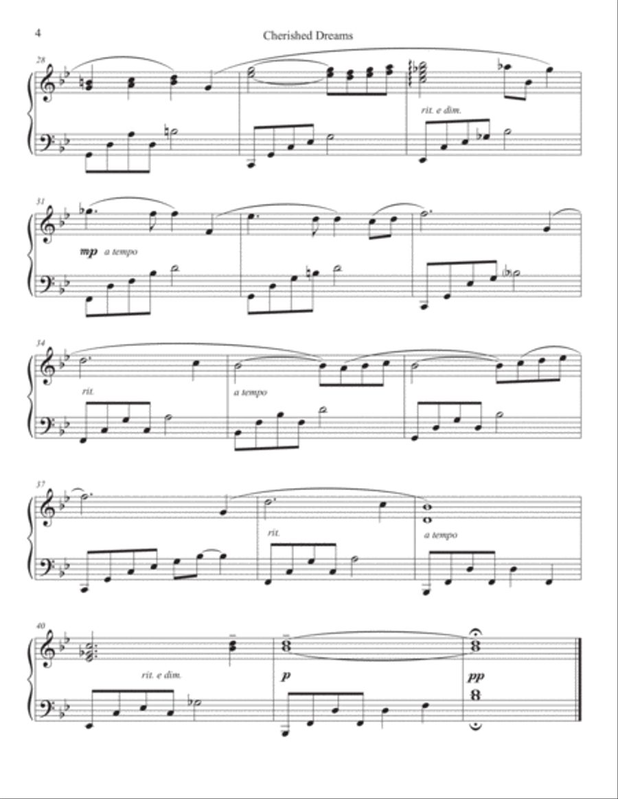 Cherished Dreams - Piano Book Piano Solo scores gallery preview page 4