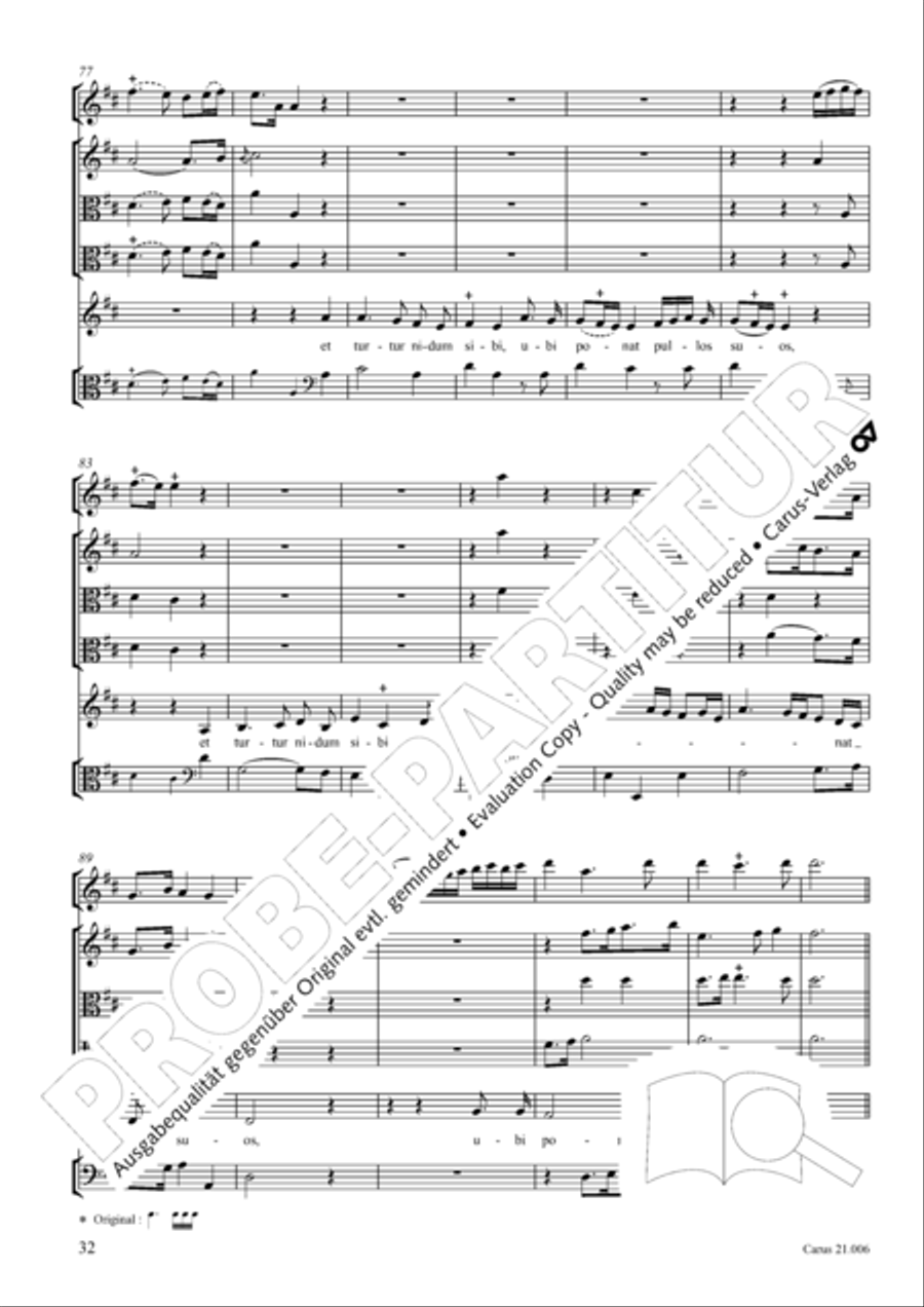 Quam dilecta tabernacula Men's Choir scores gallery preview page 33