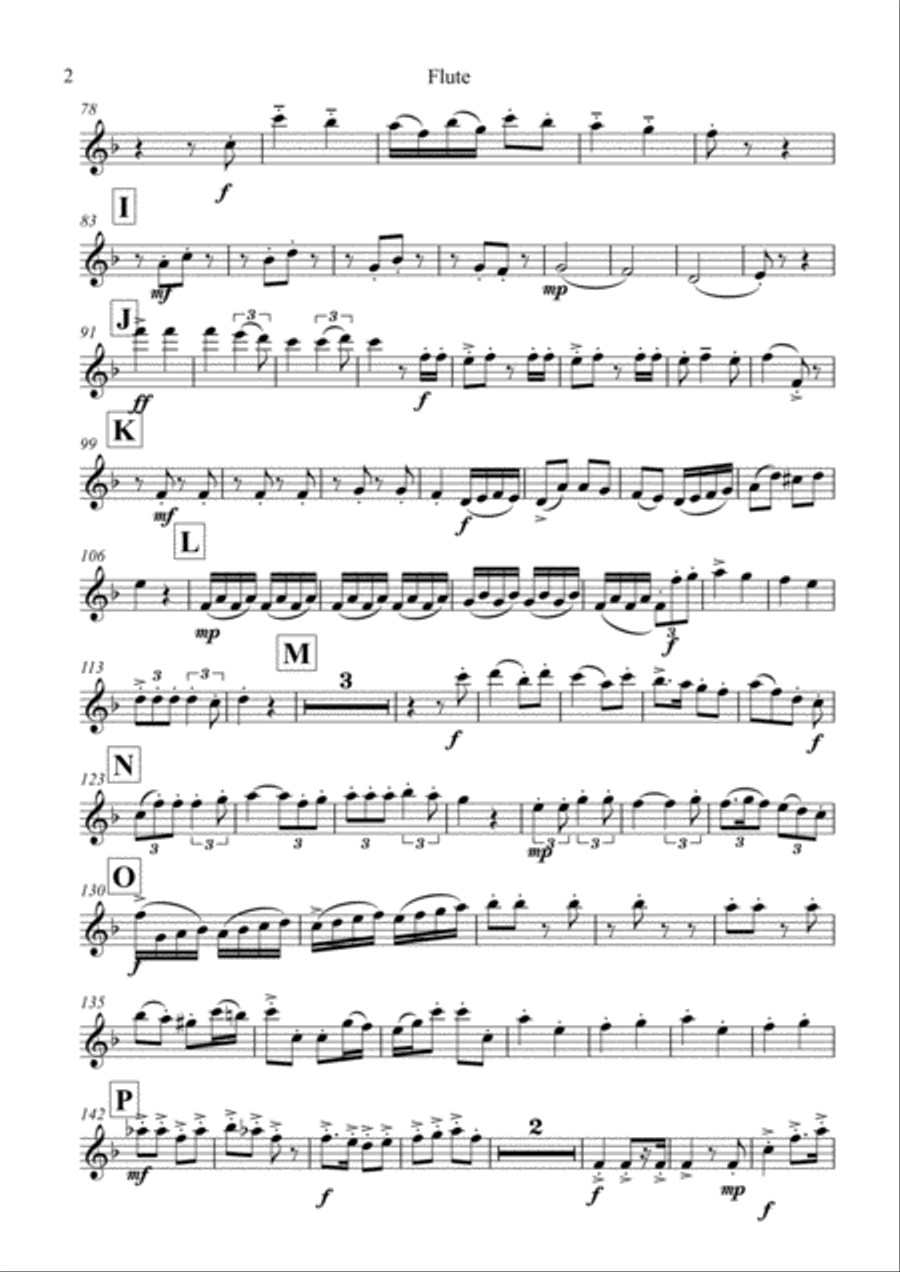 The Lone Ar-ranger (Wind Quintet) - Set of Parts [x5] Woodwind Quintet scores gallery preview page 2