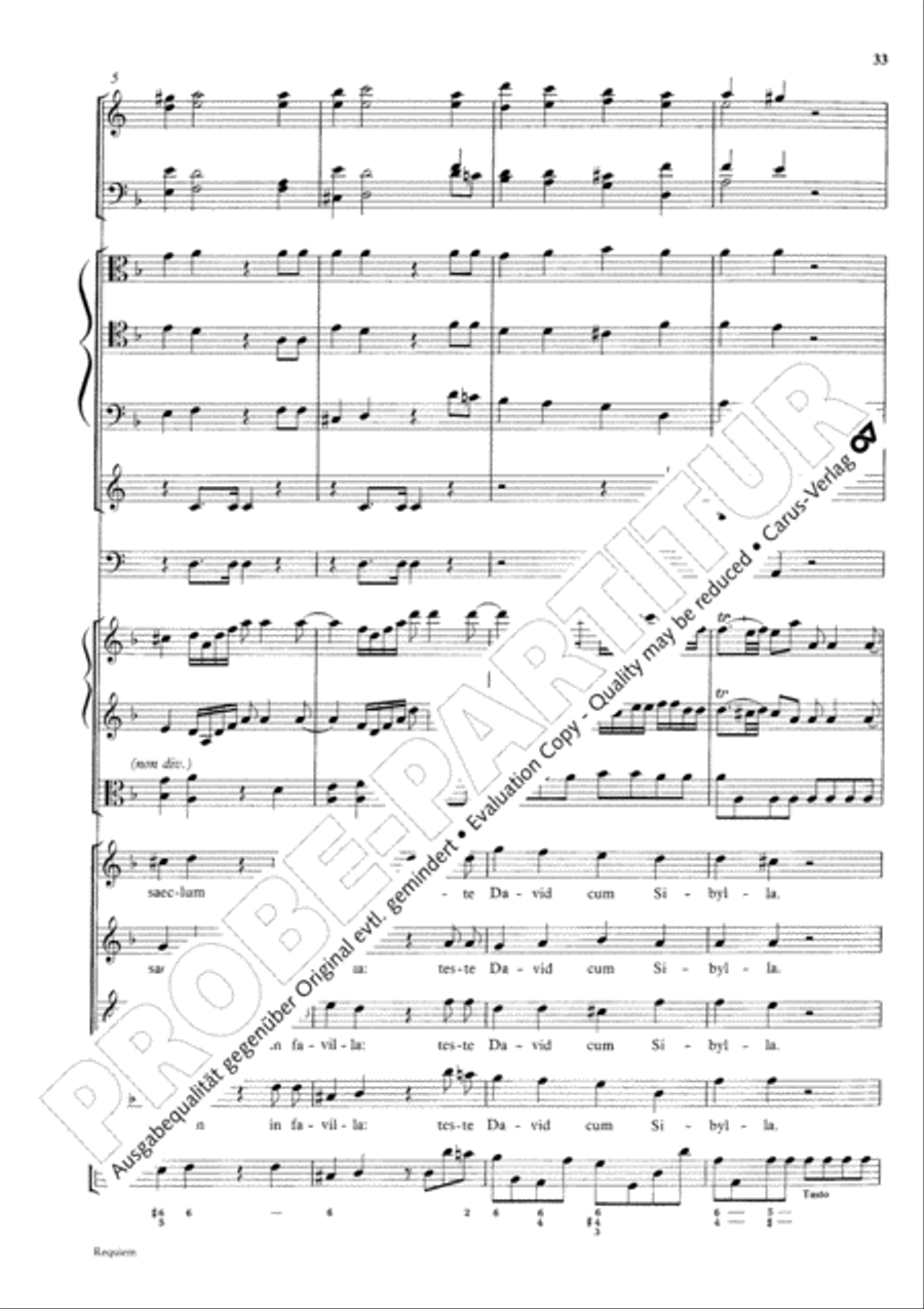 Requiem Requiem 4-Part scores gallery preview page 42
