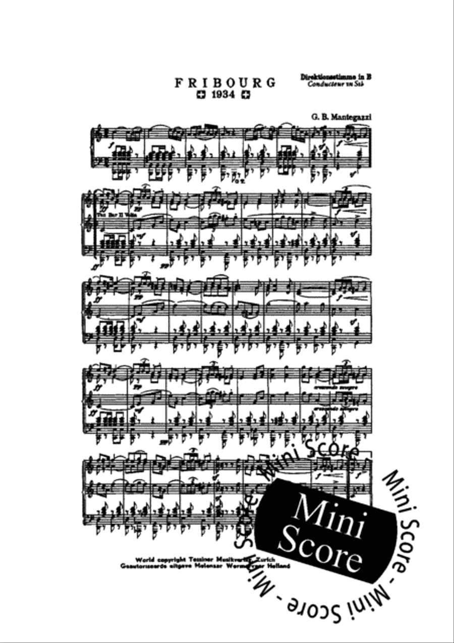 Fribourg Fanfare Band scores gallery preview page 3