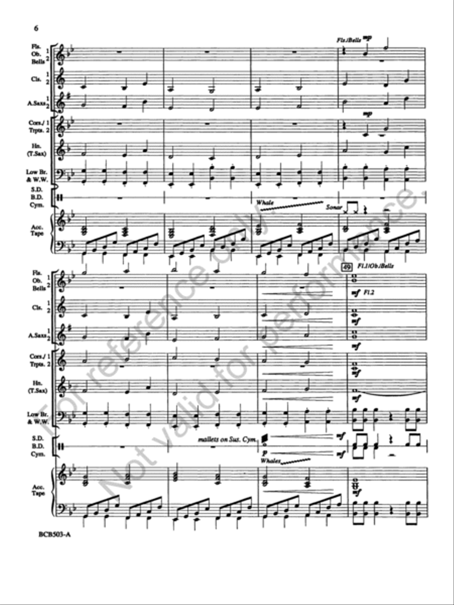 Nautilus Concert Band scores gallery preview page 4