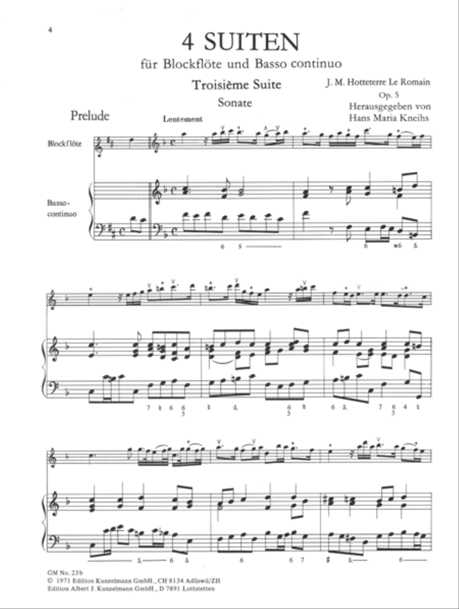 Suite 3 and 4 Flute scores gallery preview page 2