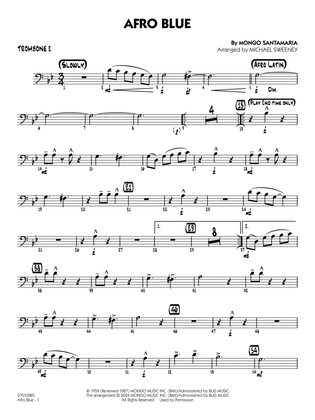 Book cover for Afro Blue (arr. Michael Sweeney) - Trombone 2