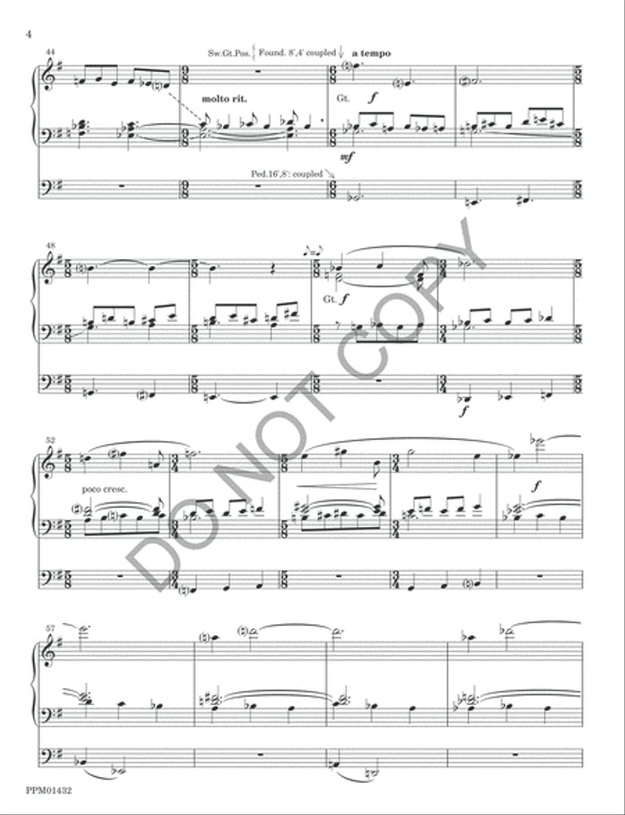 Communion Organ scores gallery preview page 7