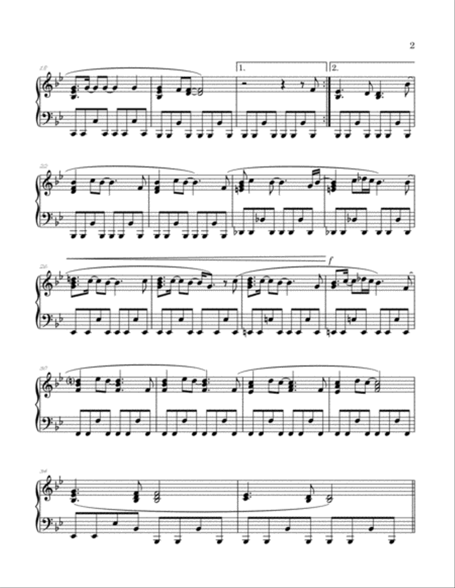 Radio Ga Ga Easy Piano scores gallery preview page 3