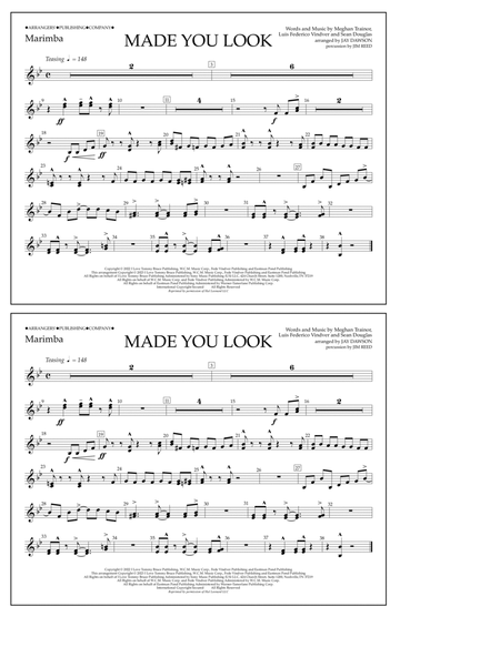 Made You Look (arr. Jay Dawson) - Marimba