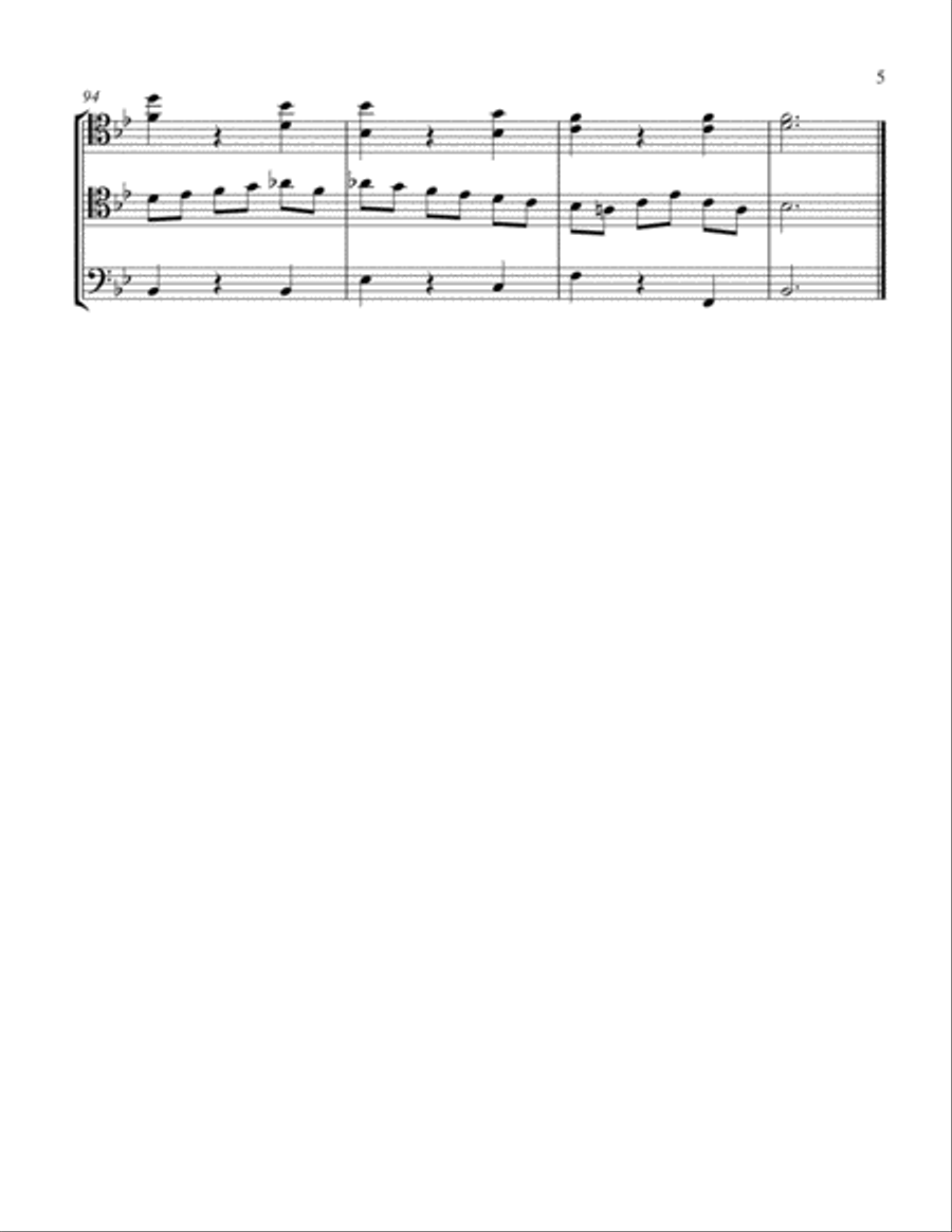 Minuet for 3 Celli Minuet for 3 Celli String Trio scores gallery preview page 5