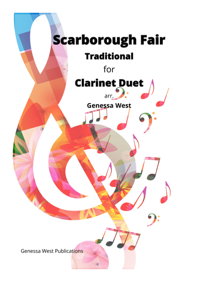 Scarborough Fair For Clarinet Duet image number null