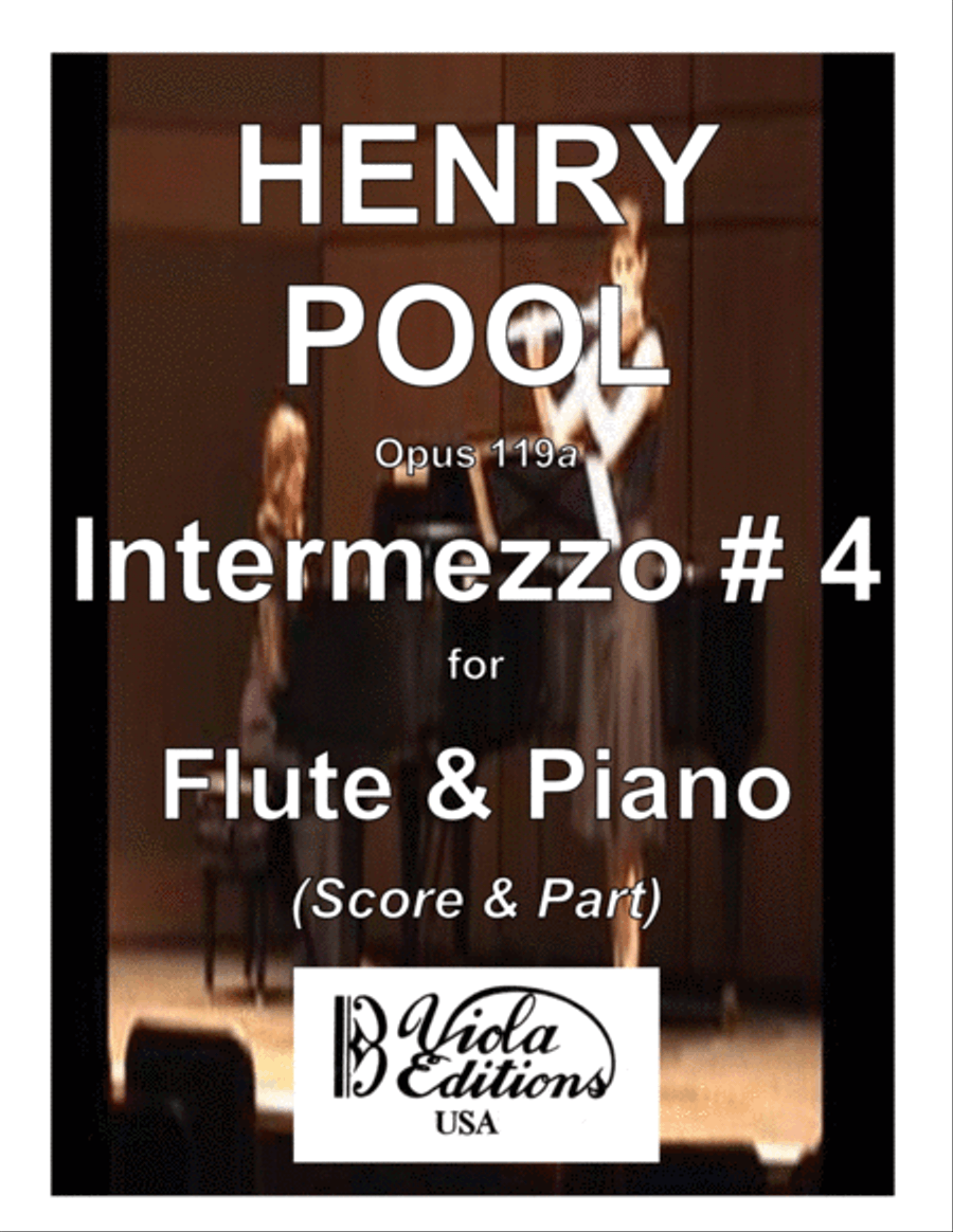 Opus 119a, Intermezzo for Flute & Piano (Score & Part) Flute Solo scores gallery preview page 1