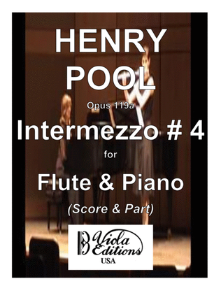 Opus 119a, Intermezzo for Flute & Piano (Score & Part)