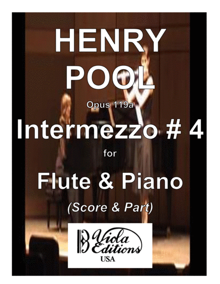 Opus 119a, Intermezzo for Flute & Piano (Score & Part) image number null