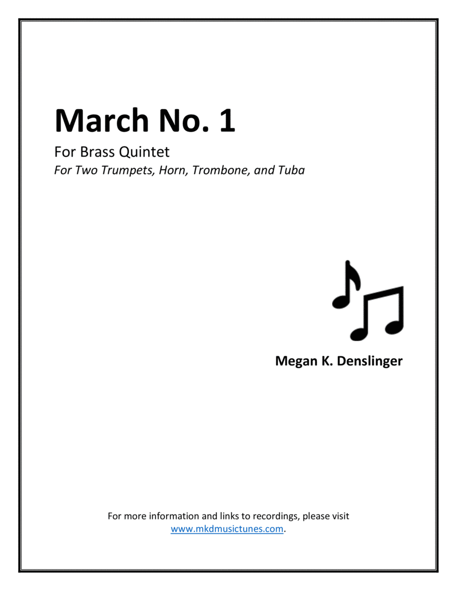 March No. 1 for Brass Quintet