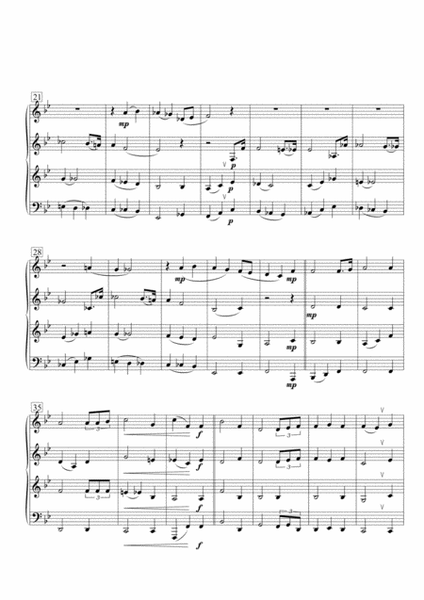 Pilgerchor aus der Oper "Tannhäuser" für Horn Quartett image number null