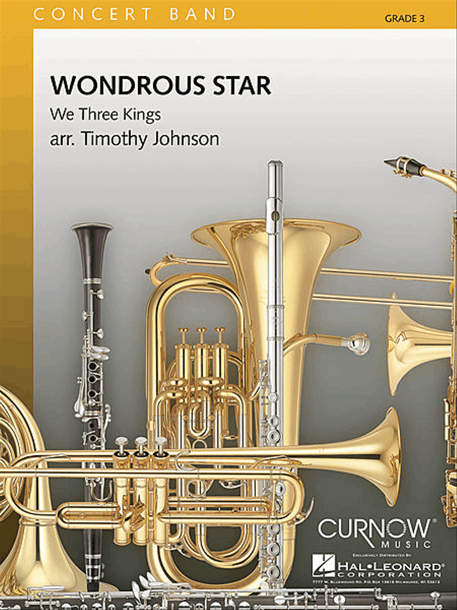 Wondrous Star Wondrous Star Concert Band scores gallery preview page 1