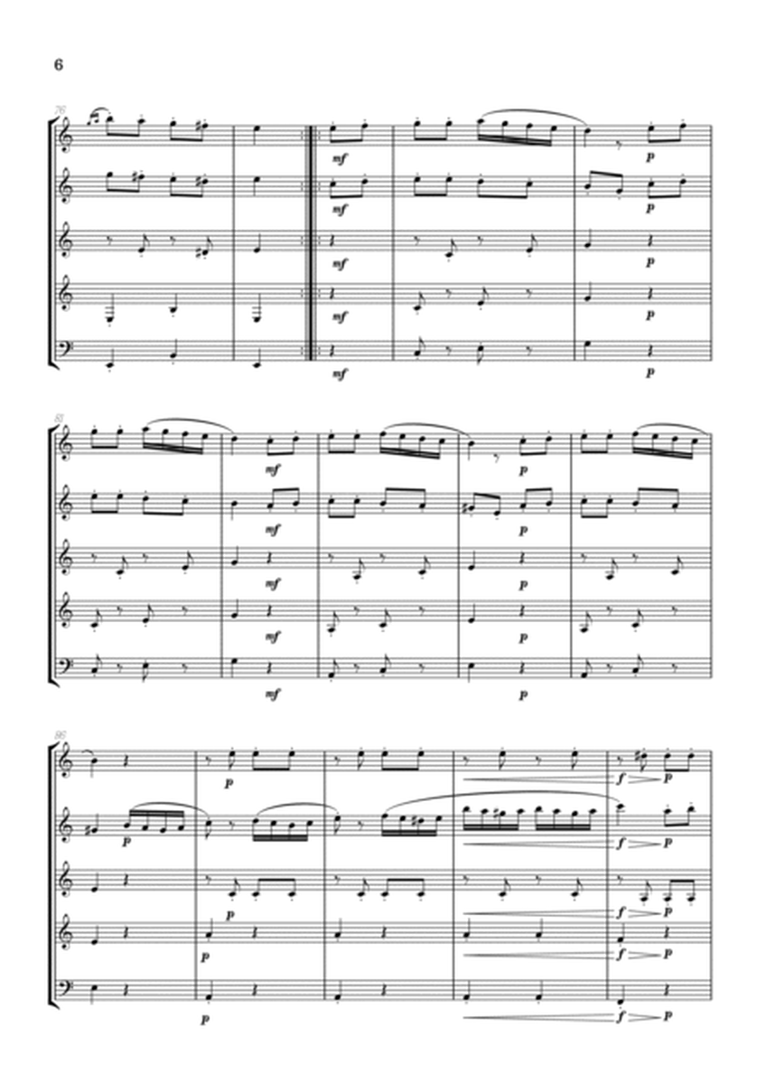 Rondo Alla Turca (Turkish March) | Woodwind Quintet sheet music image number null