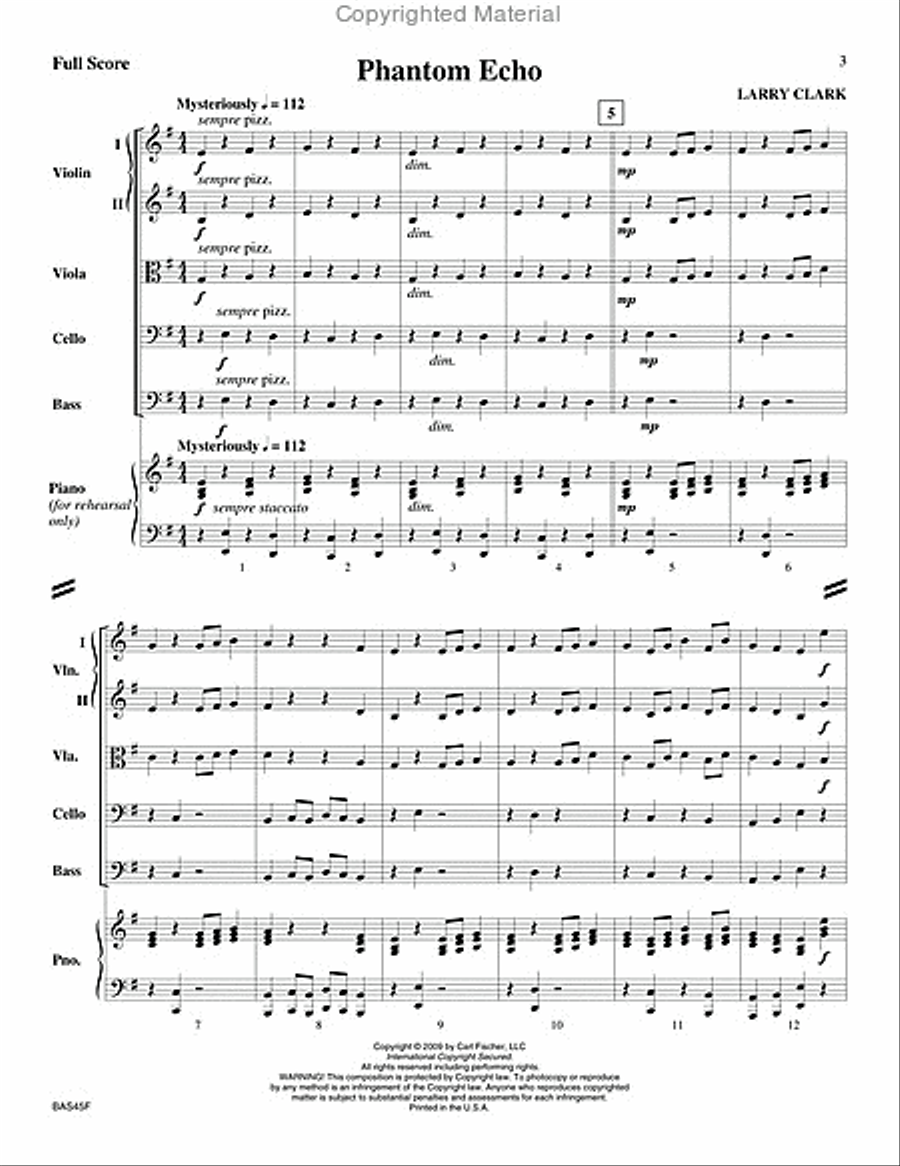 Phantom Echo String Orchestra scores gallery preview page 2