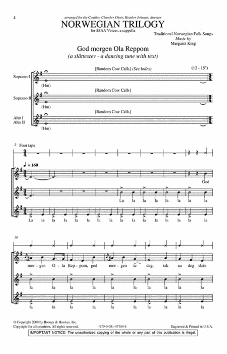 Norwegian Trilogy SSAA scores gallery preview page 2