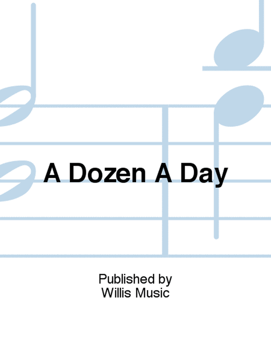 A Dozen A Day - Clarinet