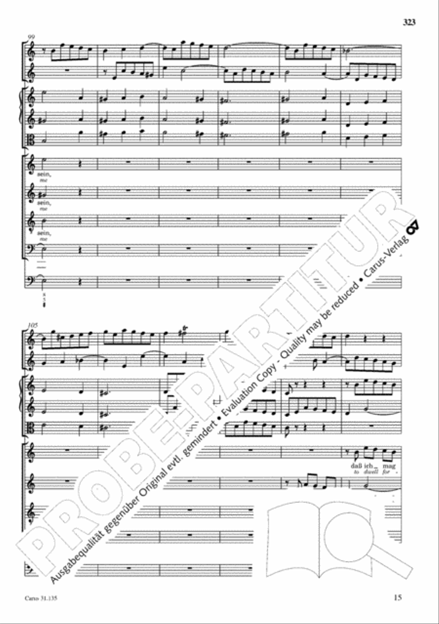 The Complete Sacred Vocal Works (Das geistliche Vokalwerk) Voice scores gallery preview page 324