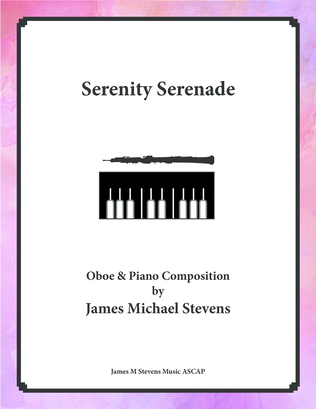 Book cover for Serenity Seranade - Oboe & Piano
