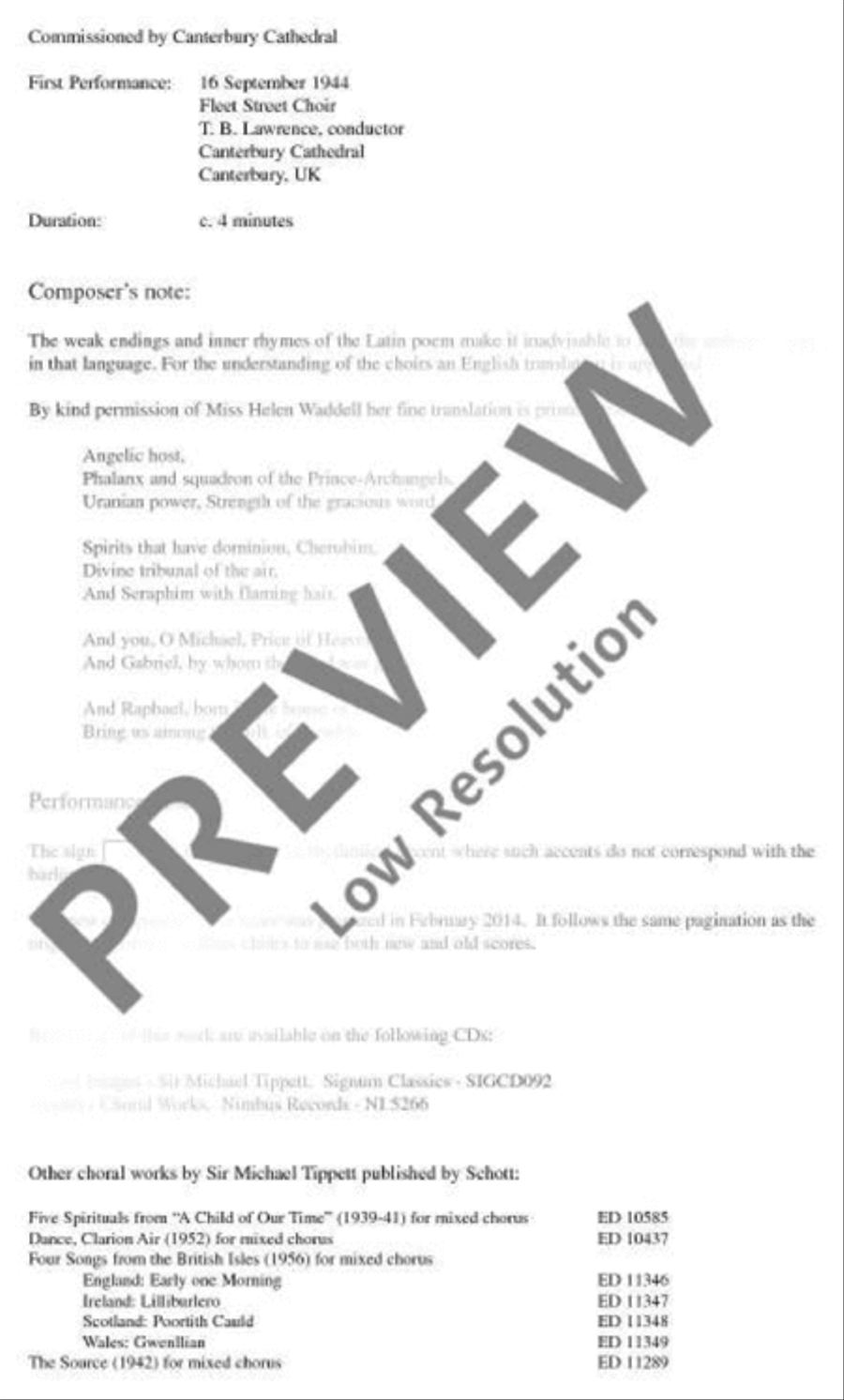 Plebs angelica Plebs angelica A Cappella scores gallery preview page 3
