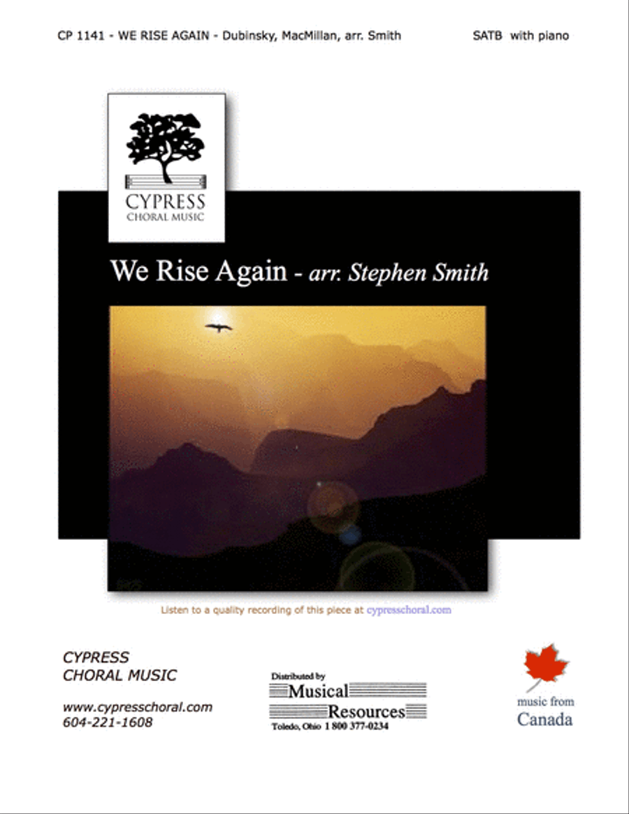 We Rise Again We Rise Again 4-Part scores gallery preview page 1