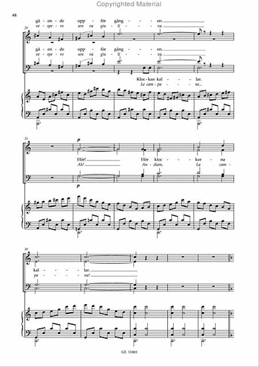 Operakorer 2 4-Part scores gallery preview page 11
