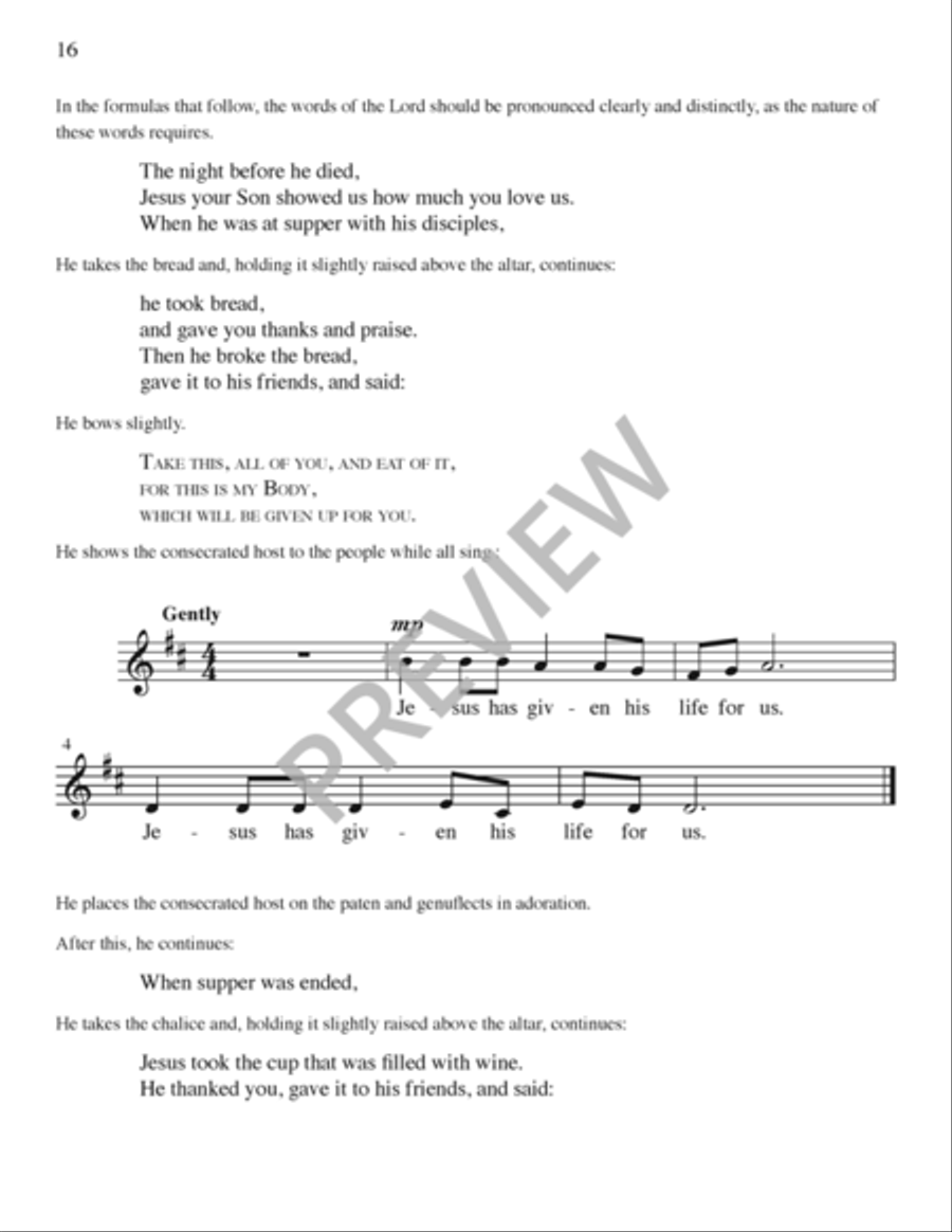 Ruah - Presider edition Ruah - Presider edition C Instrument scores gallery preview page 16