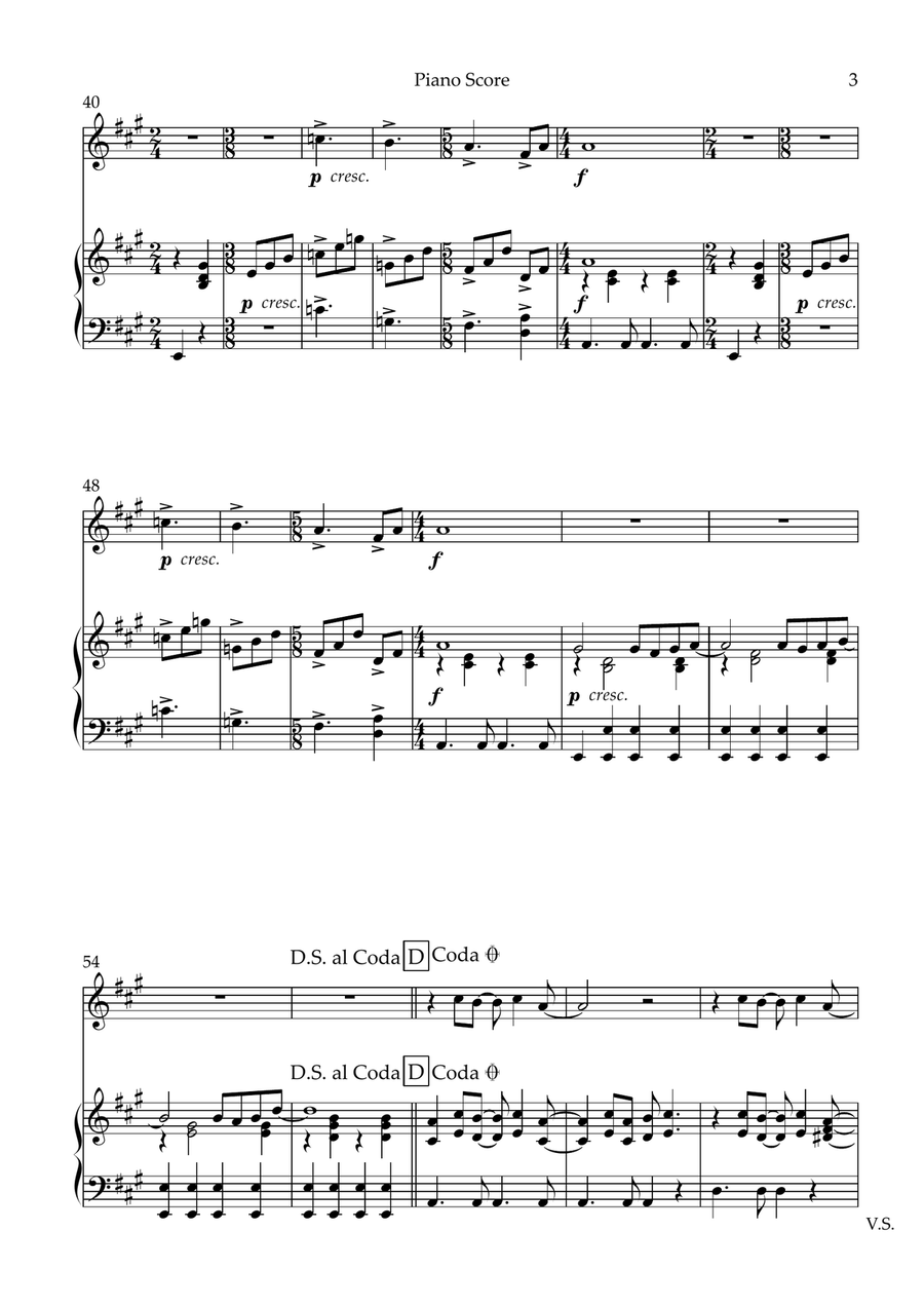 Here Comes The Sun Violin Solo scores gallery preview page 3