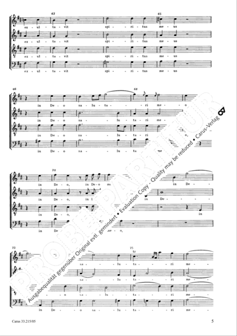 Magnificat 4-Part scores gallery preview page 6
