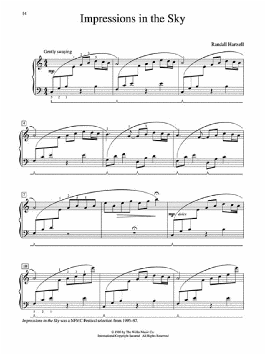Portraits of the Sky Piano Solo scores gallery preview page 6