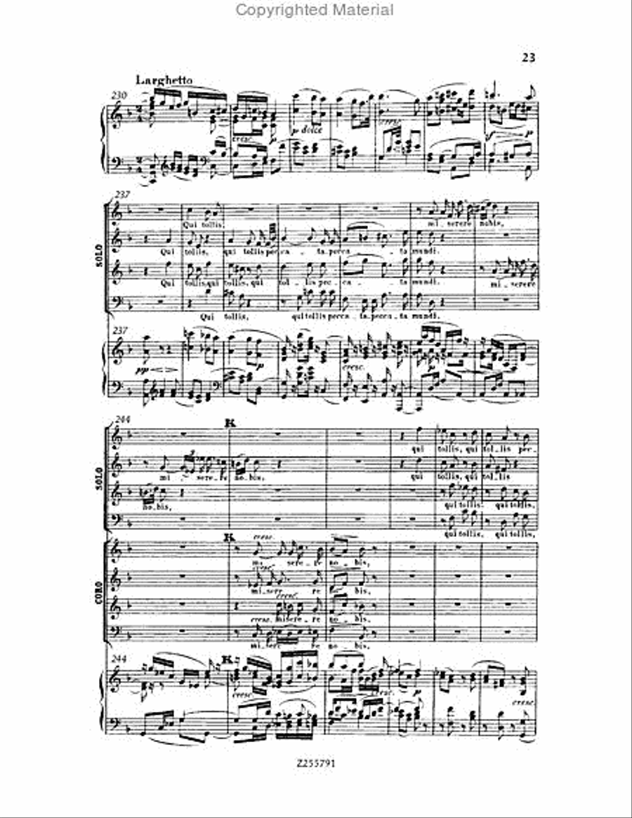 Missa Solemnis, Op.123 Choir scores gallery preview page 23